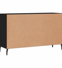 Sideboard Schwarz 100x36x60 cm Holzwerkstoff