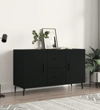 Sideboard Schwarz 100x36x60 cm Holzwerkstoff