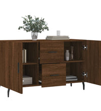 Sideboard Braun Eichen-Optik 100x36x60 cm Holzwerkstoff