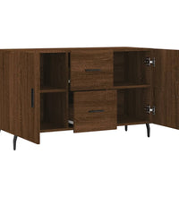Sideboard Braun Eichen-Optik 100x36x60 cm Holzwerkstoff
