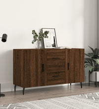 Sideboard Braun Eichen-Optik 100x36x60 cm Holzwerkstoff