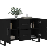 Sideboard Schwarz 100x36x60 cm Holzwerkstoff