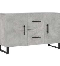 Sideboard Betongrau 100x36x60 cm Holzwerkstoff