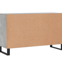 Sideboard Betongrau 100x36x60 cm Holzwerkstoff