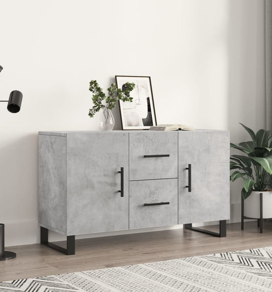 Sideboard Betongrau 100x36x60 cm Holzwerkstoff