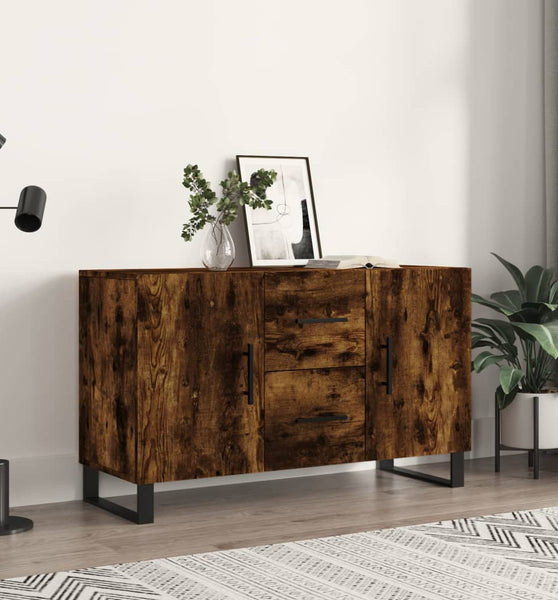 Sideboard Räuchereiche 100x36x60 cm Holzwerkstoff