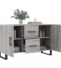 Sideboard Grau Sonoma 100x36x60 cm Holzwerkstoff