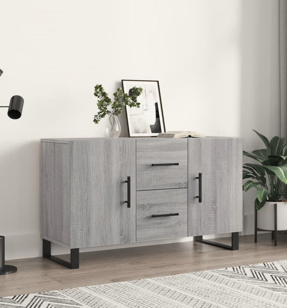 Sideboard Grau Sonoma 100x36x60 cm Holzwerkstoff