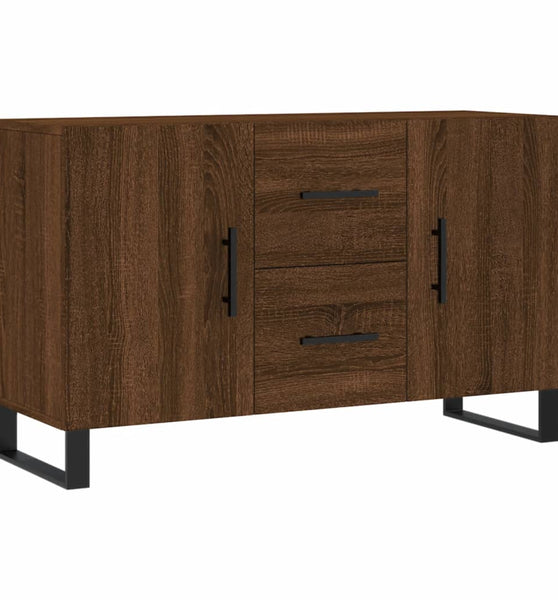 Sideboard Braun Eichen-Optik 100x36x60 cm Holzwerkstoff