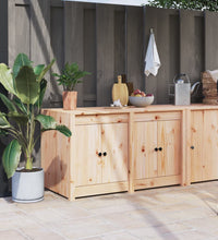 Outdoor-Küchenschrank 106x55x64 cm Massivholz Kiefer