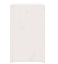 Outdoor-Küchenschrank Weiß 55x55x92 cm Massivholz Kiefer