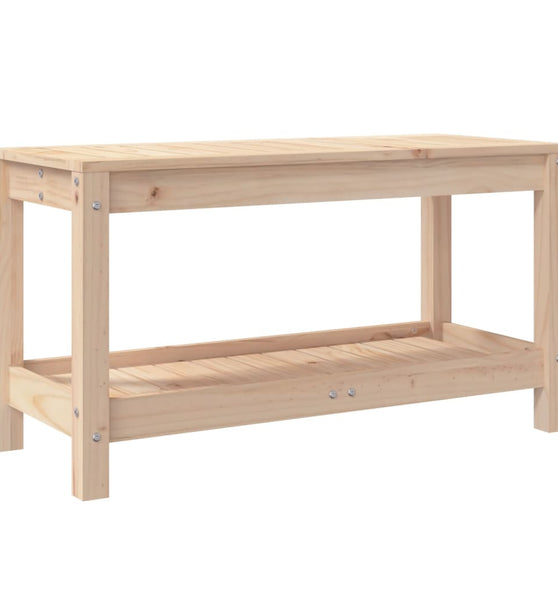 Gartenbank 82,5x35x45 cm Massivholz Kiefer