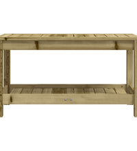 Gartenbank 82,5x35x45 cm Imprägniertes Kiefernholz