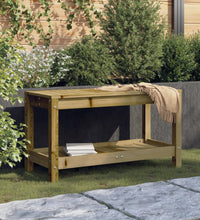 Gartenbank 82,5x35x45 cm Imprägniertes Kiefernholz