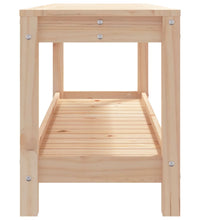 Gartenbank 108x35x45 cm Massivholz Kiefer