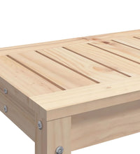 Gartenbank 108x35x45 cm Massivholz Kiefer