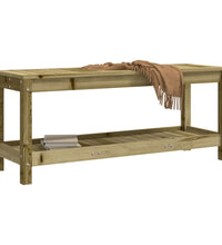 Gartenbank 108x35x45 cm Imprägniertes Kiefernholz