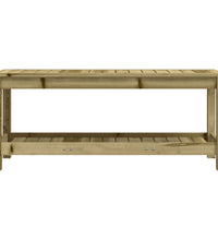 Gartenbank 108x35x45 cm Imprägniertes Kiefernholz