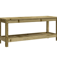 Gartenbank 108x35x45 cm Imprägniertes Kiefernholz