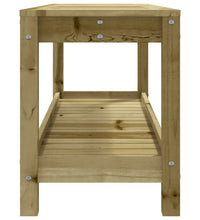 Gartenbank 108x35x45 cm Imprägniertes Kiefernholz