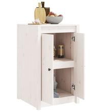 Outdoor-Küchenschrank Weiß Massivholz Kiefer