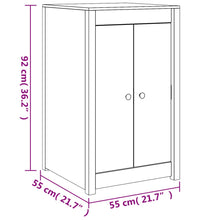 Outdoor-Küchenschrank Massivholz Douglasie