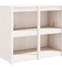 Outdoor-Küchenschrank Weiß Massivholz Kiefer