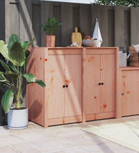 Outdoor-Küchenschrank Massivholz Douglasie