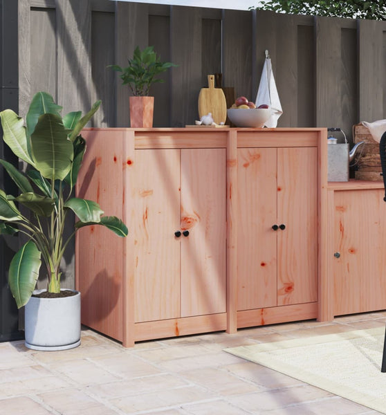 Outdoor-Küchenschrank Massivholz Douglasie