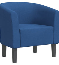 Clubsessel Blau Stoff