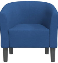 Clubsessel Blau Stoff