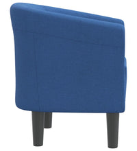 Clubsessel Blau Stoff