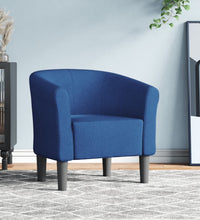 Clubsessel Blau Stoff