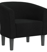 Clubsessel Schwarz Stoff