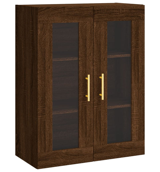 Wandschrank Braun Eichen-Optik 69,5x34x90 cm