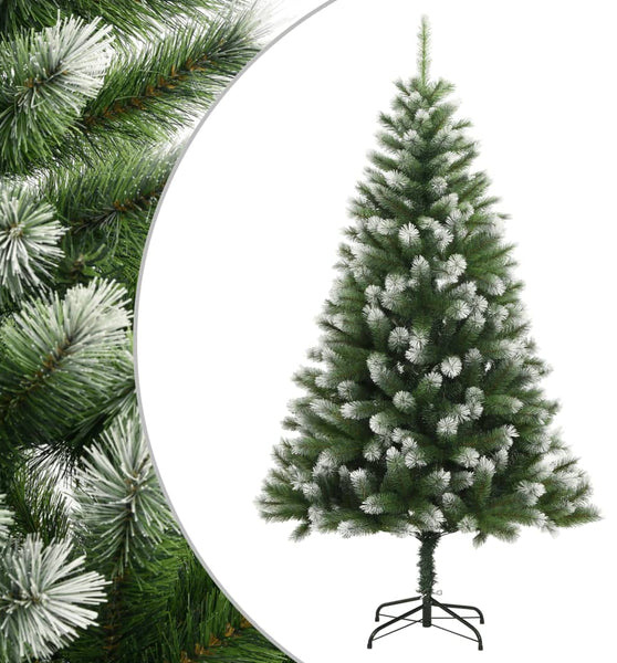 Künstlicher Weihnachtsbaum Klappbar Beschneit 240 cm