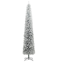 Weihnachtsbaum Schlank mit Ständer Beschneit 270 cm PVC