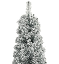 Weihnachtsbaum Schlank mit Ständer Beschneit 270 cm PVC