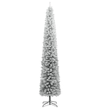 Weihnachtsbaum Schlank mit Ständer Beschneit 300 cm PVC