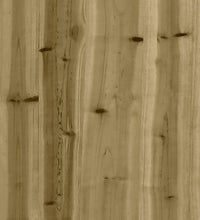 Gartenbank aus Gabionen 103x44x42 cm Kiefernholz Imprägniert