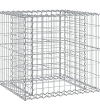 Gartenbank mit Gabione Massivholz Douglasie