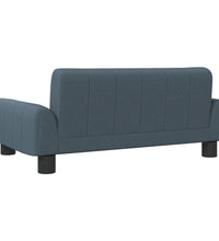 Kindersofa Dunkelgrau 70x45x30 cm Stoff