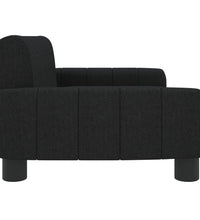 Kindersofa Schwarz 70x45x30 cm Stoff