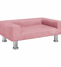 Kindersofa Rosa 70x45x26,5 cm Samt