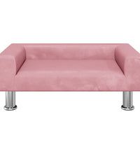 Kindersofa Rosa 70x45x26,5 cm Samt