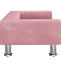 Kindersofa Rosa 70x45x26,5 cm Samt