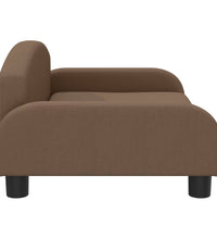 Kindersofa Braun 70x45x30 cm Stoff