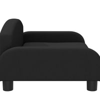 Kindersofa Schwarz 70x45x30 cm Stoff