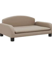 Kindersofa Cappuccino 70x45x30 cm Kunstleder