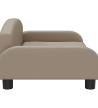 Kindersofa Cappuccino 70x45x30 cm Kunstleder